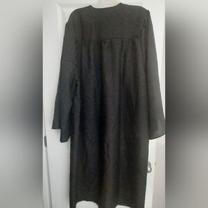 Dynamic Black Graduation Robe High School Bachelor 5'6" - 5.8" Classic Generic